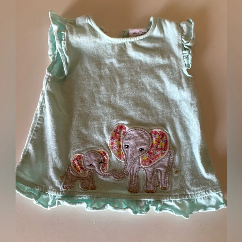 Starting Out Mint Green & Gray 2 Piece Set